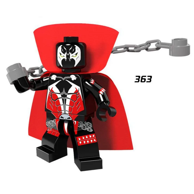 

Single Sale Super Heroes Star Wars 363 Spawn Model Mini Building Blocks Figure Bricks Toys kids gifts Compatible Legoed Ninjaed