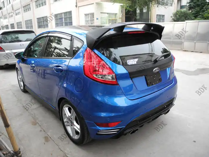 Fit For Ford Fiesta Rs 09 12 Abs Rear Spoiler Rear Wing Paint It At Your Side Spoiler Rear Rear Spoilerrear Wing Aliexpress