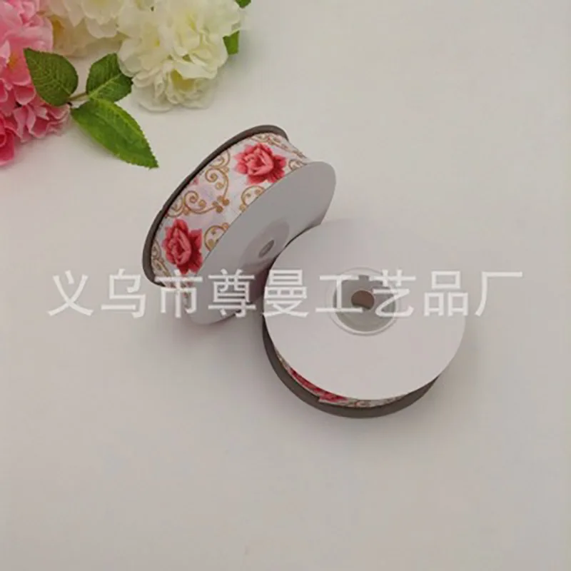 Маленькая лента с цветочным узором DIY Цифровая печать теплопередача Сублимация