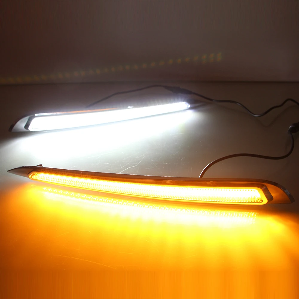 

Car DRL Kit for Peugeot 308 2016-2017 year LED Daytime Running Ligh for Peugeot 308 With Turn Signal Light Super Bright