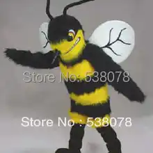 Ростовой костюм пчелы костюм талисмана для взрослых Размер маскотт костюм маскота костюм кунг-фу панды вечерние карнавальные костюмы SW542
