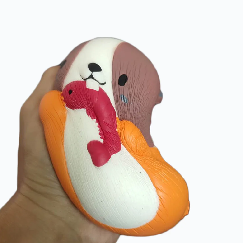 Squishies мягкие есть креветки хомяк медленный рост Ароматические облегчить стресс игрушка анти-стресс игрушка; развивающая игрушка L413