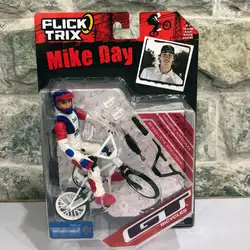 Флик Трикс 1/50 масштаб велосипед игрушки велосипедный мотокросс BMX Diecast велосипед с ПВХ Велоспорт команда звезда фигурка модель игрушки