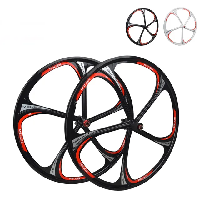 Best price at $152 Cheap MIEJUN 26 inch Bicycle Wheel mountain bike bearing wheel magnesium alloy Disc Brake wheels
