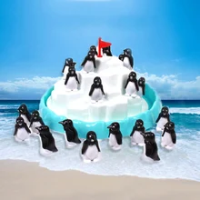 Penguin Iceberg Pile Up Toys Table Balance Game Children Interactive Desk Toys Penguin Iceberg Stacking Kids Educational Toys