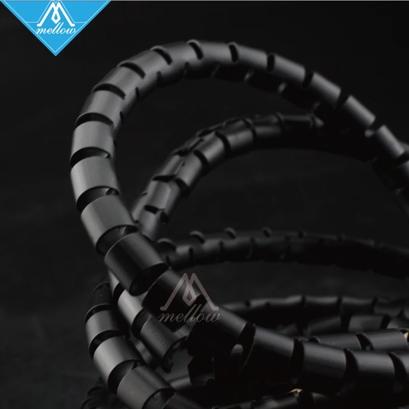 3D принтер RepRap спиральный оберточный кабель корпус огнестойкий длина 2 м ID 8 мм