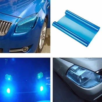

30*60 cm Car headlight Tint Sticker car stickers Koplamp Achterlicht Mistlamp Vinyl 3 layers Filmfiche Auto Products