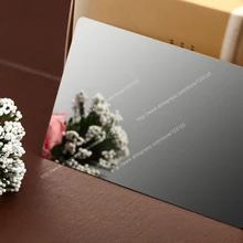 Персонализированные вырезанные качественные черные лазерные гравировальные визитные карточки