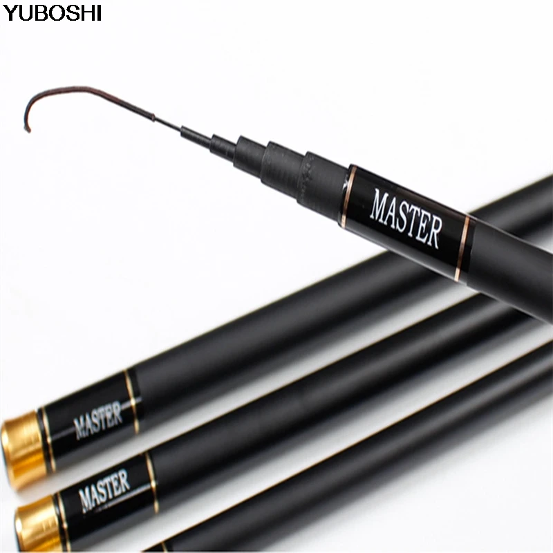

YUBOSHI Casting Fishing Rod Telescopic Carbon Fiber Sea Fish Fishing Rod Spares Pole Fishing Carp Rods 3.6M Ultralight FG016