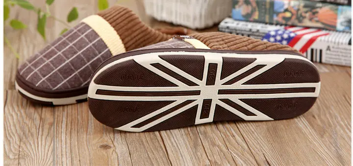 Men's Cozy Fuzzy Wool Fleece Classic Memory Foam Plush House Slippers Slip On Clog Indoor Outdoor Shoes (7)