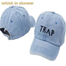 Ловушка папа шляпа для Для мужчин Для женщин деним с вышивкой с надписями Snapback Бейсбол Кепки Регулируемый Неструктурированных Trucker Hat Кепки Прямая