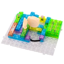 New Kid Building Blocks Toys English Circuit Electronic Multifunction Assembled Science And Education Toys For Children