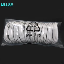 MLLSE 20 шт./лот для iPhone 8 кабель 1 м Синхронизация данных USB кабель зарядный шнур 1A настенное домашнее зарядное устройство кабель для iPhone X 8 7 6 Plus 5 5S