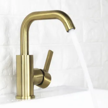 

Bathroom Faucet Solid Brass Basin Faucet Cold and Hot Water Mixer Single Handle Tap Chrome Black Brushed Gold Sink Faucet