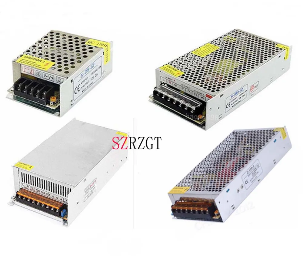 AC 110 V-220 V к DC 5V 12V 24V 1A 2A 3A 5A 10A 15A 20A 30A 50A переключатель питания Драйвер адаптер светодиодный светильник