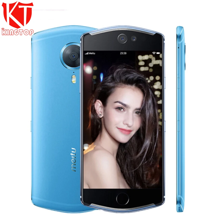 

Original Meitu T8S Mobile Phone 4GB RAM 128GB ROM MT6797X Deca Core 5.2 inch Dual Camera 12MP+21MP 3580mAh 4G LTE Camera Phone