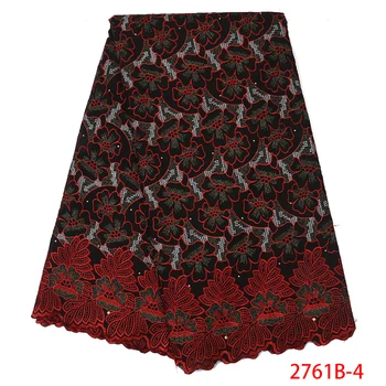 

High Quality Swiss Voile Lace in Switzerland Embroidered Cotton Lace African Voile Dry Lace Fabric for Party Wedding APW2761B