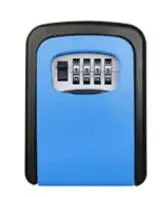 Outdoor Storage Boxes Safe Key Box With 4 Digit Wall Mounted Combination Password Keys Hook Organization