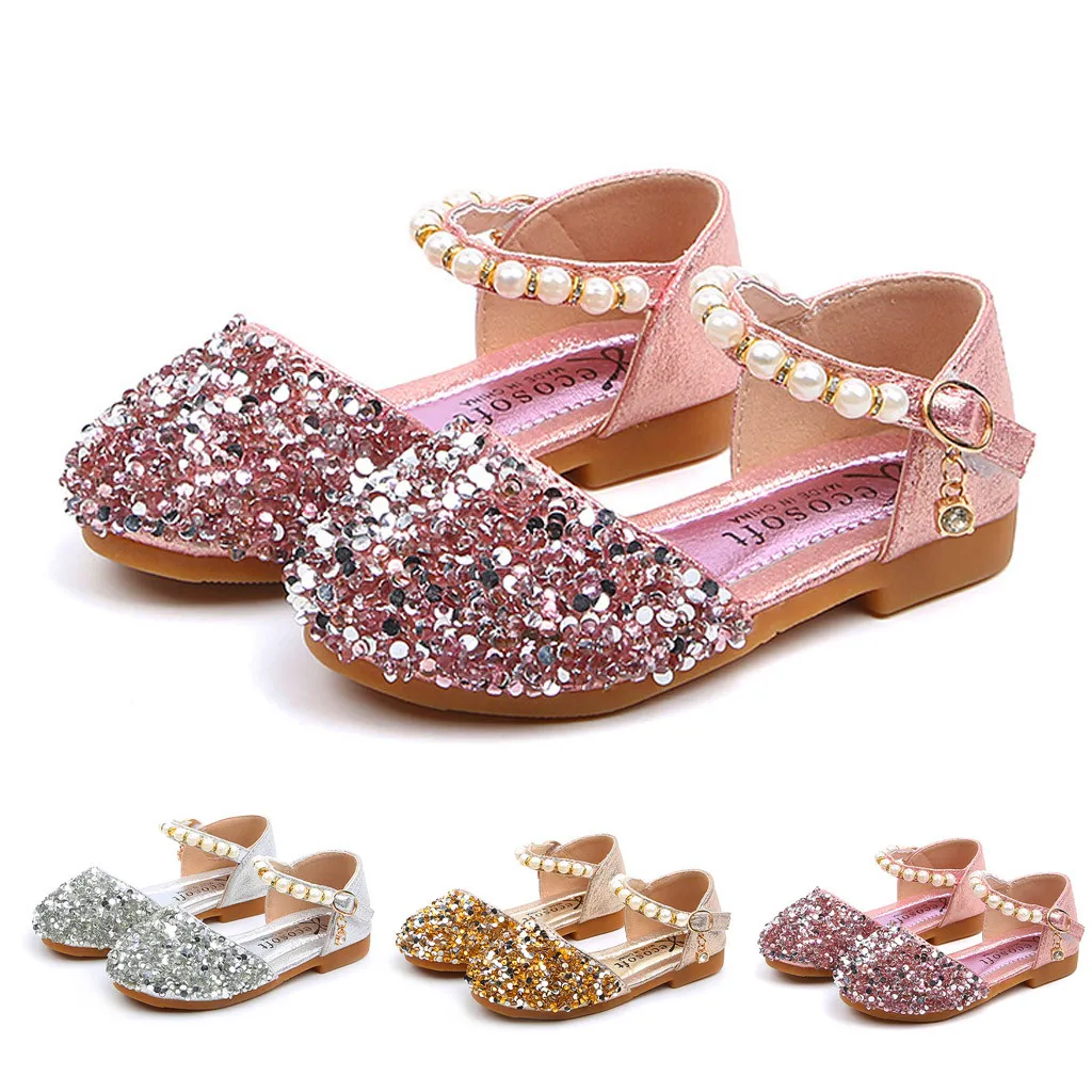 Szyadeou детские летние шлепанцы для девушек; тонкие туфли; ботинки-Челси, резиновая обувь принцессы пляжные сандалии с жемчугом; סנדלים בנות L4