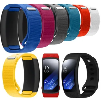Luxury Silicone Watch Replacement Band Strap For Samsung Gear Fit 2 SM-R360 SmartWatch Watachband Sporting Goods Accessories