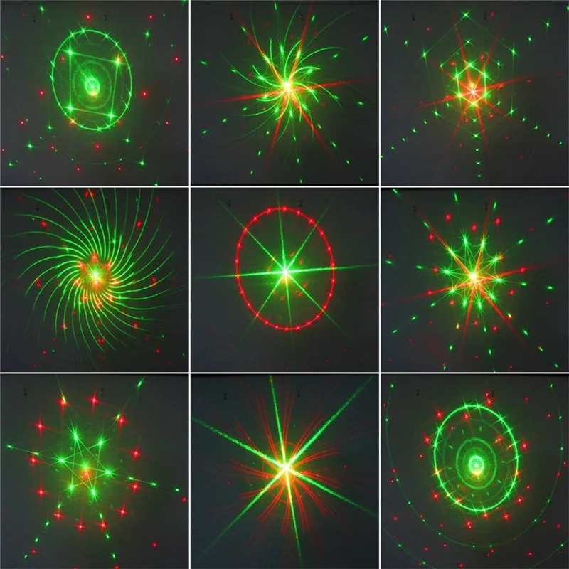 

SXZM 9 Shapes led laser light Waterproof Projector lighting Switch AC85-265V holiday decoration for Christmas,Party,Bar,Wedding