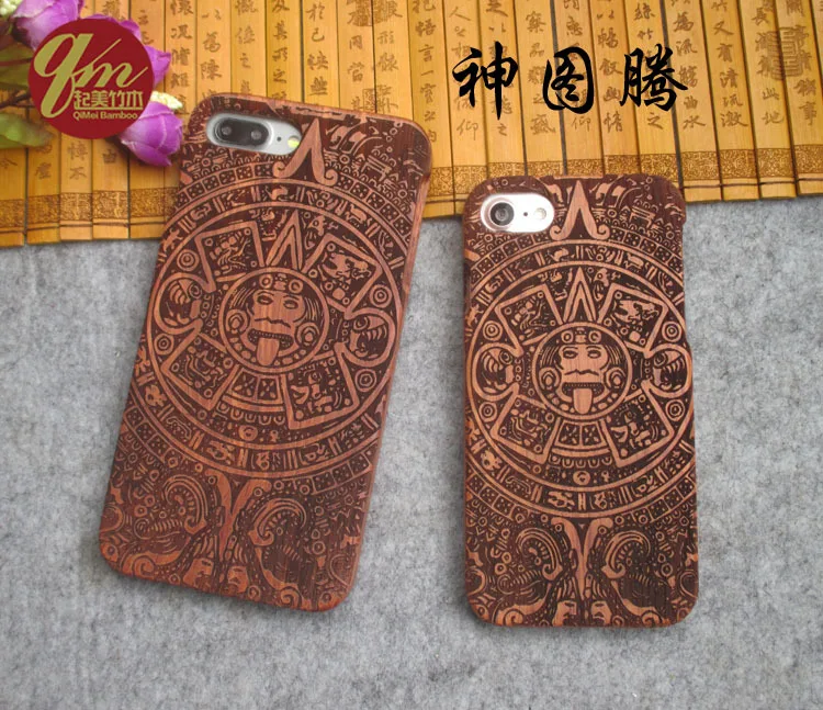 50 шт. DHL iCasiber деревянная чехол для iPhone 5 5S SE 6 6S 7 8 X Plus деревянная крышка натуральный настоящий бамбук резьба по дереву задняя крышка - Цвет: Небесно-голубой