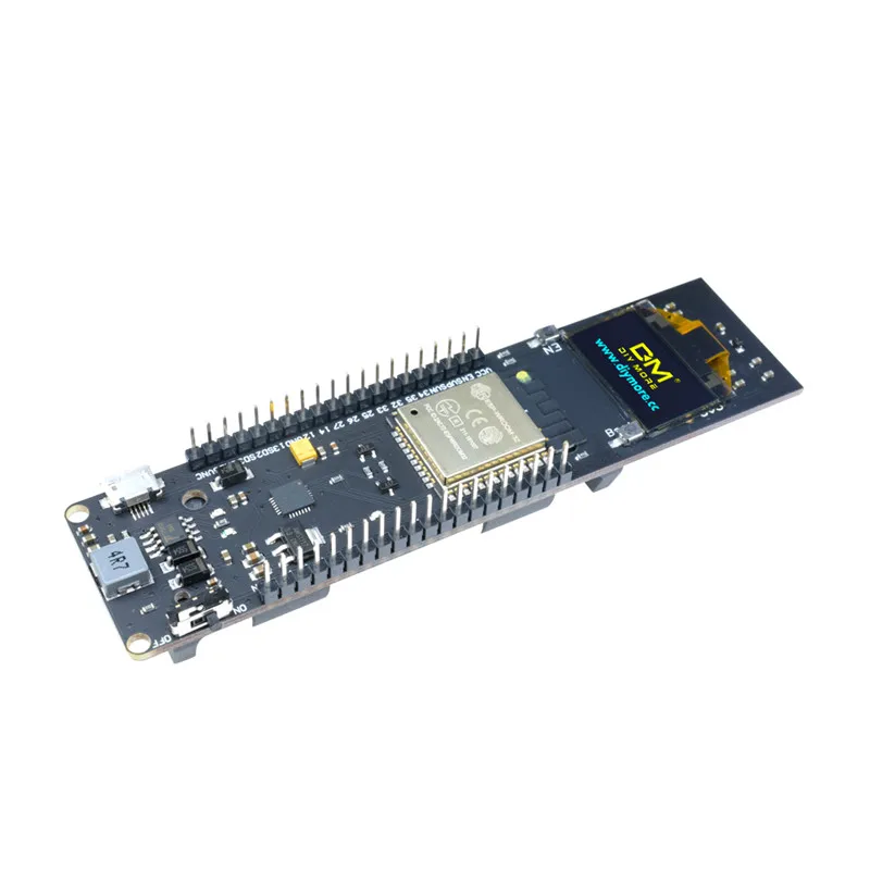 Модуль макетной платы ESP32 OLED дисплей 0 96 дюйма литиевая батарея 18650 Wi Fi Bluetooth экран