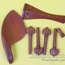 4/4 части для скрипки, резьба по дереву, хвостовая часть, шинрест, хвостовая кишка, штырь# W12