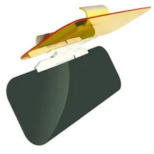 1 шт. автомобильный солнцезащитный козырек HD защита от солнечного света, ослепительные очки, дневное ночное видение, зеркало для вождения, УФ-складывающийся флип-вниз прозрачный вид зеркала для автомобиля