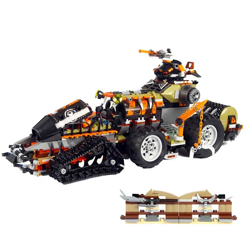 

31153 1236pcs Ninja Dieselnaut Tank Building Blocks Compatible 70654 Brick Toy