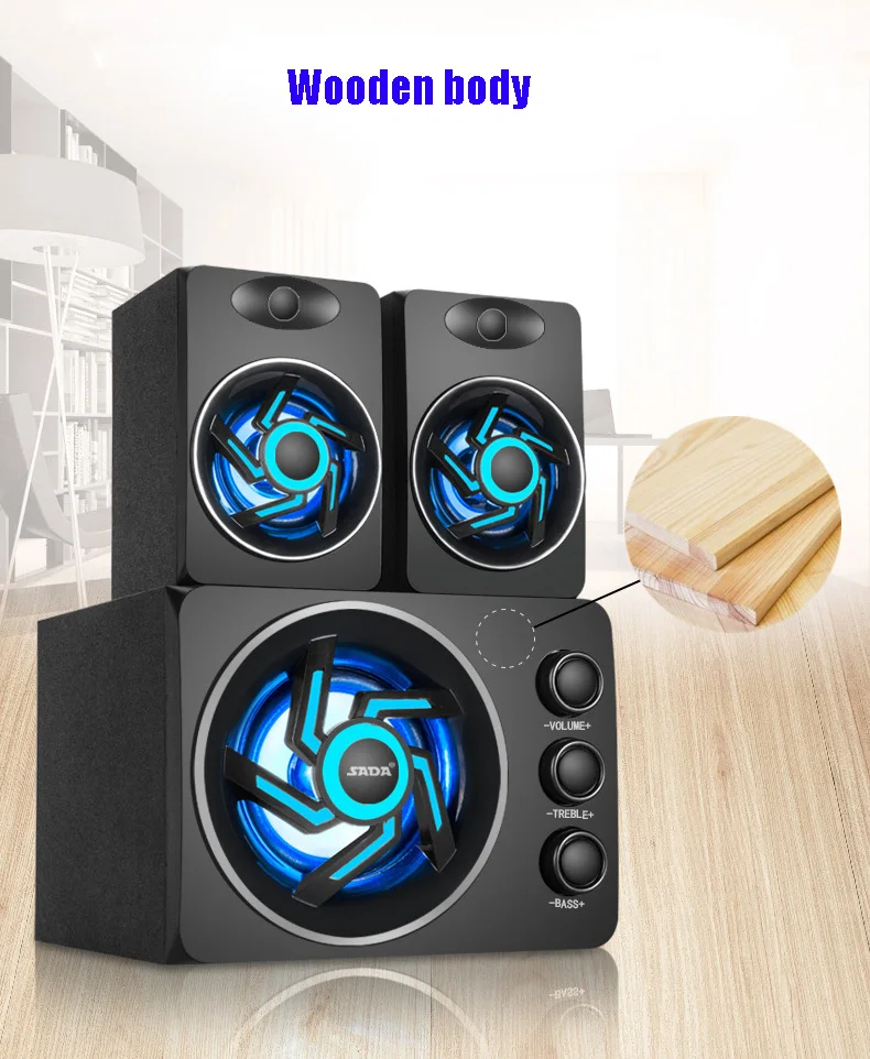SADA D-219 Bluetooth\TF\USB\FM Function 2.1