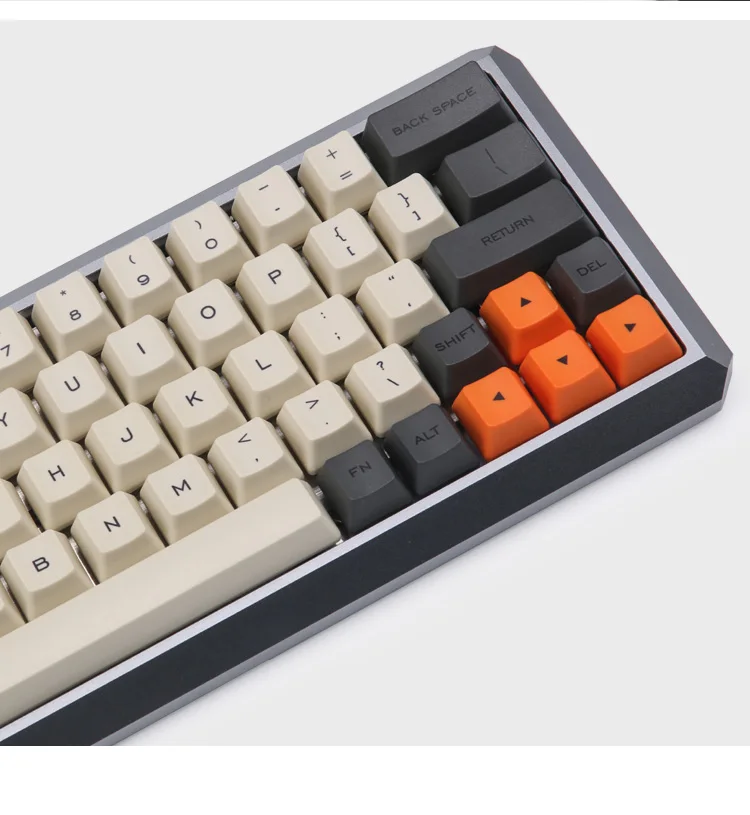 Carbon 64 раскладка Dye-sub keycaps OEM профиль включает 1,75 shift fit GK64 механическая клавиатура