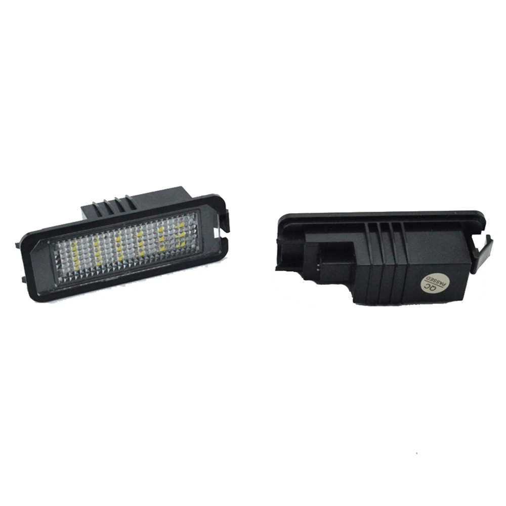 2 шт. ошибок светодиодный номерной знак света для VW Volkswagen EOS 06~ GOLF 4/5/6/7 LUPO 99~ 06 Passat CC 09~ Жук 2006-2010
