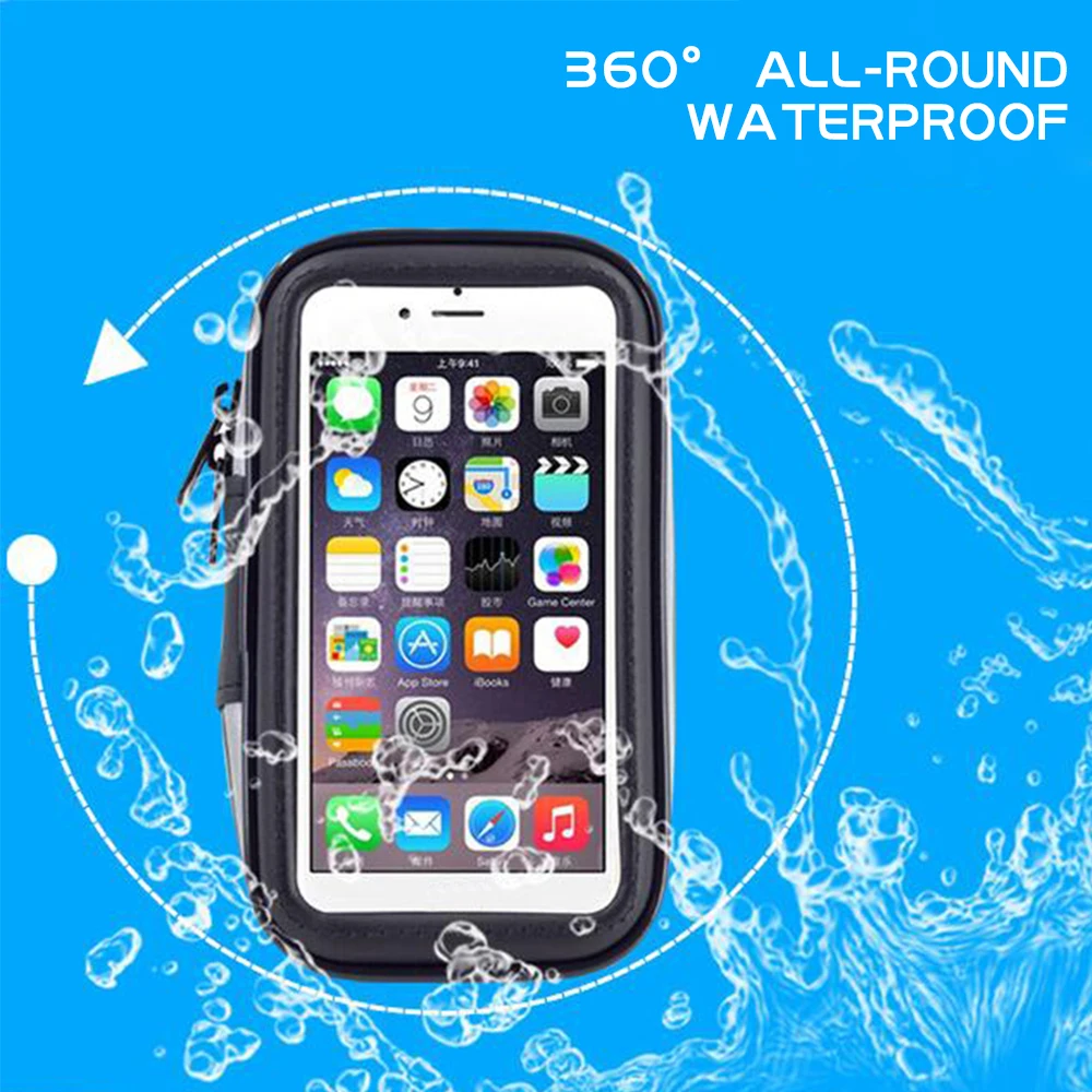 4,7/5,5 inche водонепроницаемый велосипедный Мото сумка держатель телефона для iPhone поддержка мобильного велосипеда держатель Стенд Сумка