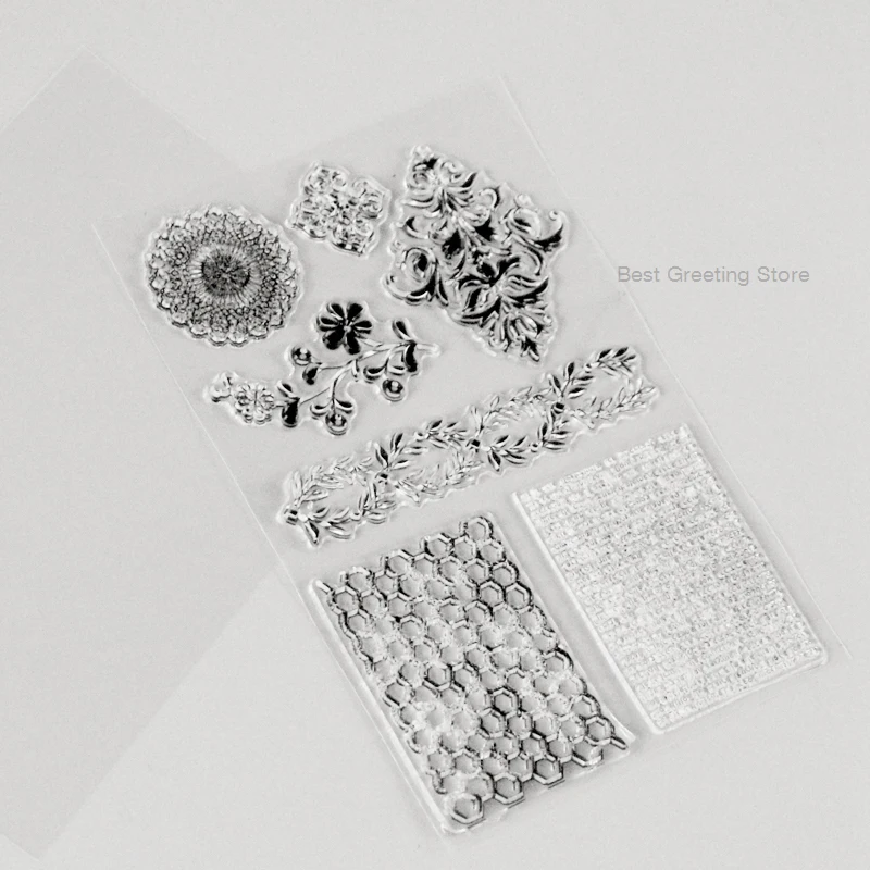 Дамасский фон штампы прозрачные резиновые Скрапбукинг|scrapbooking rubber stamp|scrapbooking