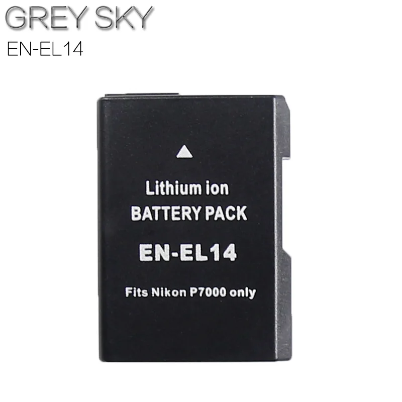 Акумуляторная батарея EN-EL14 EN-EL14a ENEL14 RU EL14 EL14a Батарея+ ЖК-дисплей USB Зарядное устройство для Nikon D3100 D3200 D3300 D5100 D5200 D5300 P7000 - Цвет: 1 battery