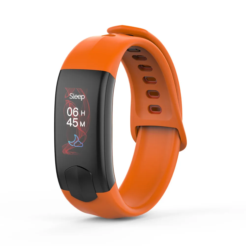 Men Women Sports Fitness SmartWatch BT 4.0 Heart Rate Exercise Step Calorie Movement Sport Smart Clock Watch For IOS Android #A