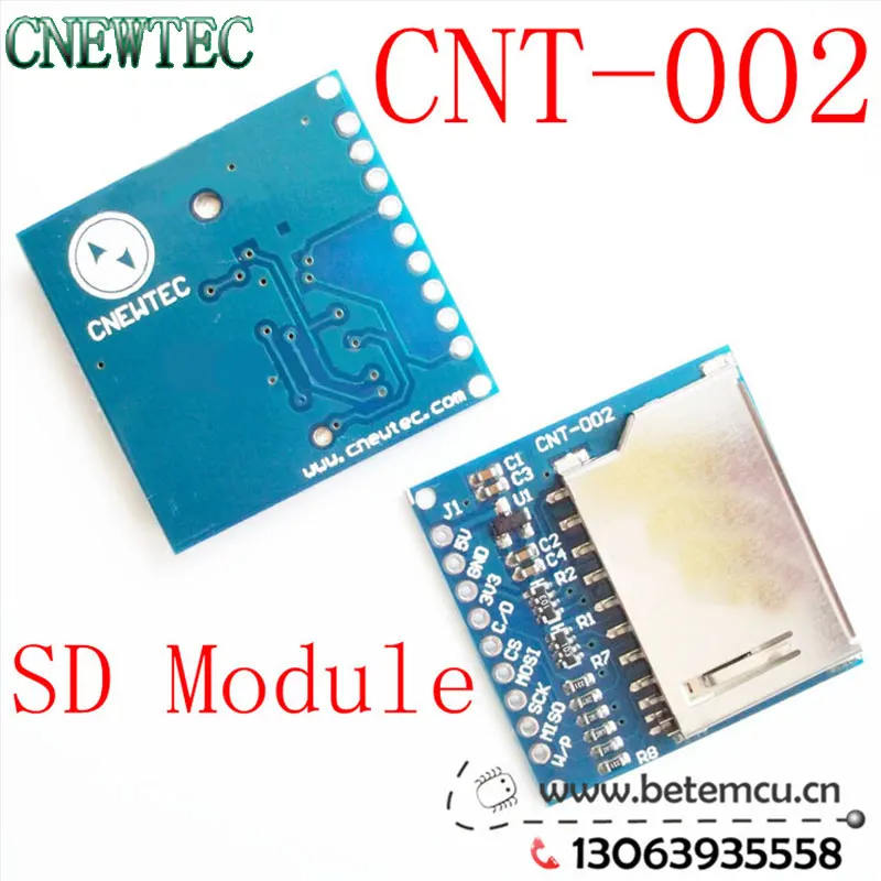 

5V/3.3V Compatible Perfect SD Card Module Slot Socket Reader For ARM MCU Read And Write CNT-002