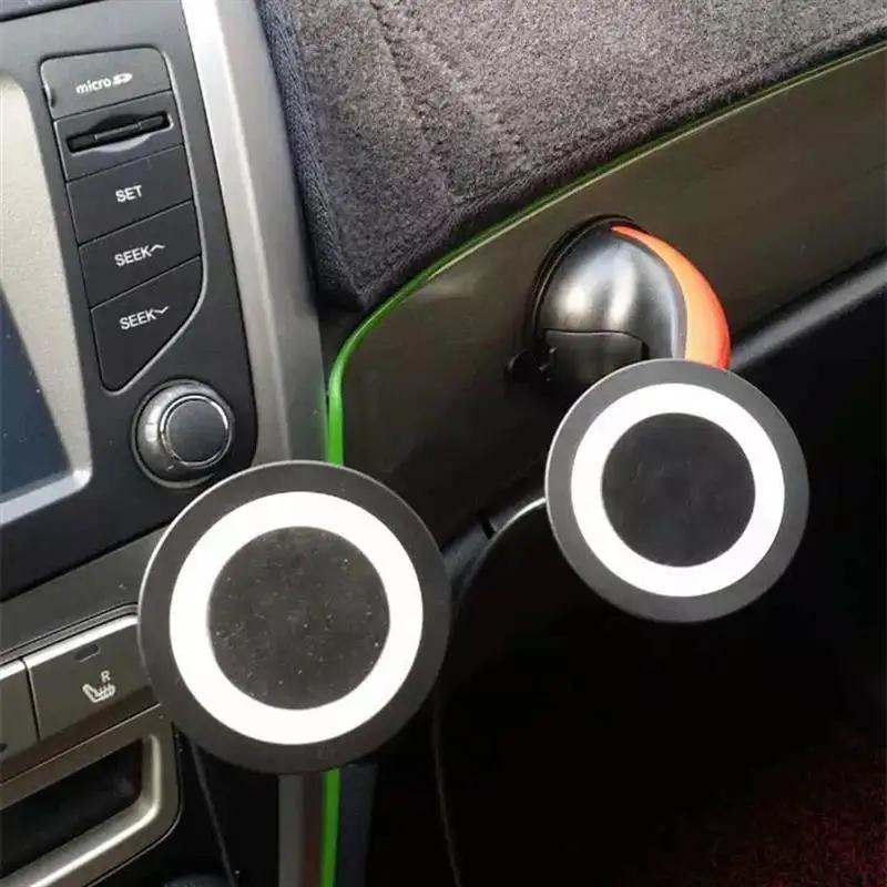 Universal Sticky Qi Wireless Mobile Phone Car Charger 360 Rotation Auto Charing Pad for Samsung Galaxy S7 Edge Power Adapter