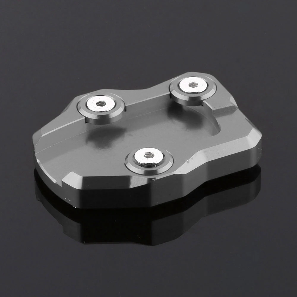 Motorcycle Accessories CNC Kickstand Sidestand Stand Extension Enlarger Pad For HONDA PCX125 PCX 125 PCX150 PCX 150 2016 2017 (16)