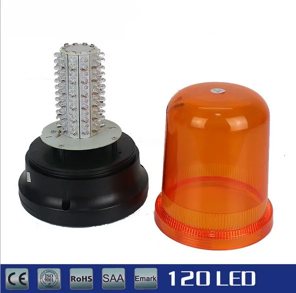 120-led-ambra-led-del-veicolo-di-emergenza-magnetico-cablata-e-rotante-beacon-attenzione-luce-12-v