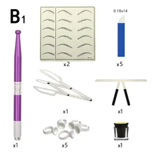 microblading pen kit set permanent makup eyebrow lip eyeliner manual pen dermografo Micropigmentation pum mak eup