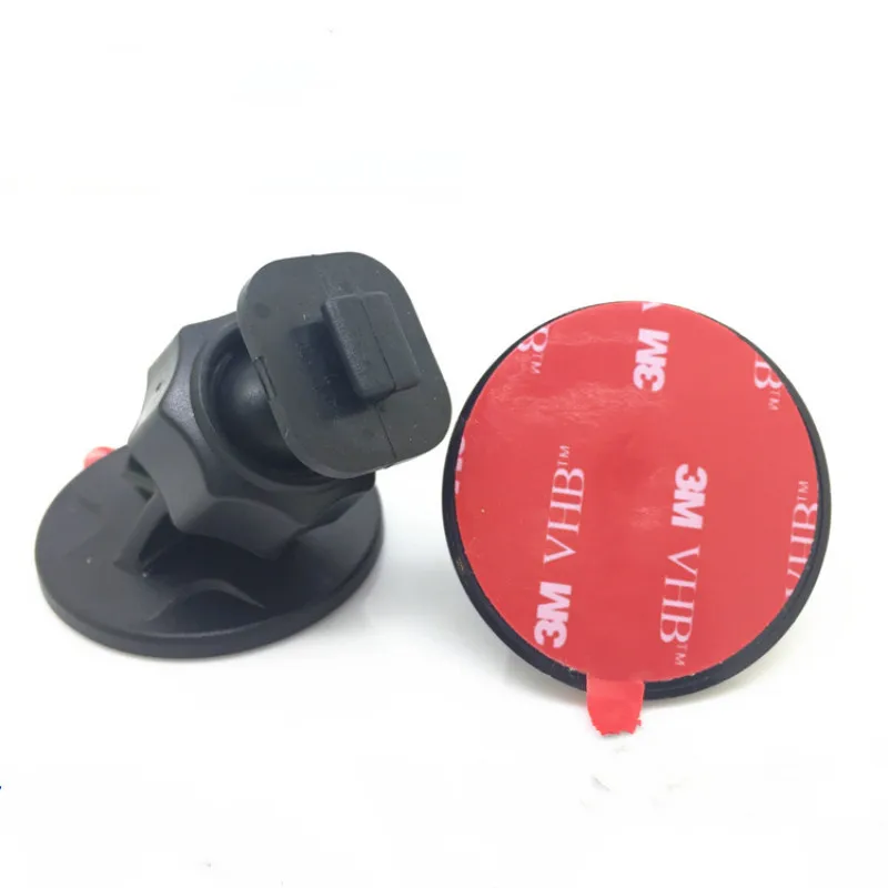 

T Type Tape Recorder Base Stand Circle Double side Stick Adhesive 3M Sticker Stander Mount Car Holder DVR GPS Rear Camera