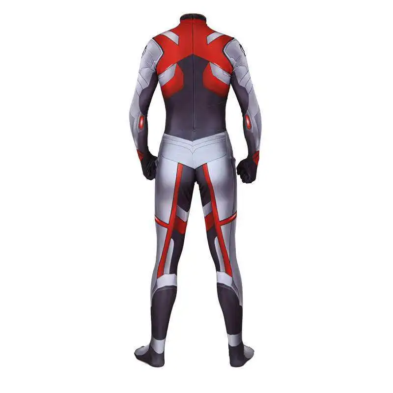 2019 Avengers Endgame Quantum Realm Kostuum Advanced Tech Cosplay Costume Iron Man 3D Print Fullbody Suit For Kids Adult Custom