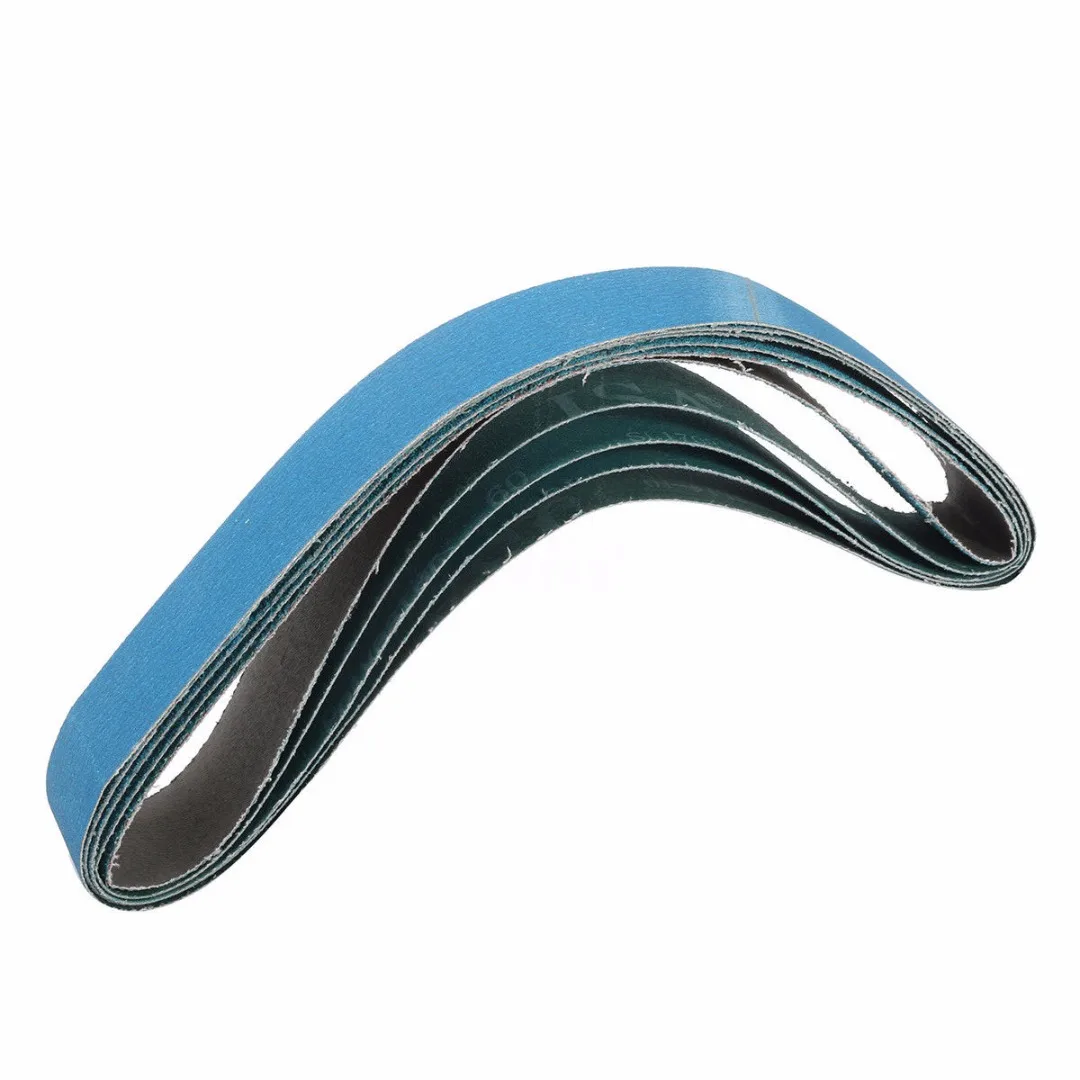 5pcs/set  New 915mm*50mm Mixed Grit Linishing Sanding Belts Zirconia 40# 60# 80# 120#