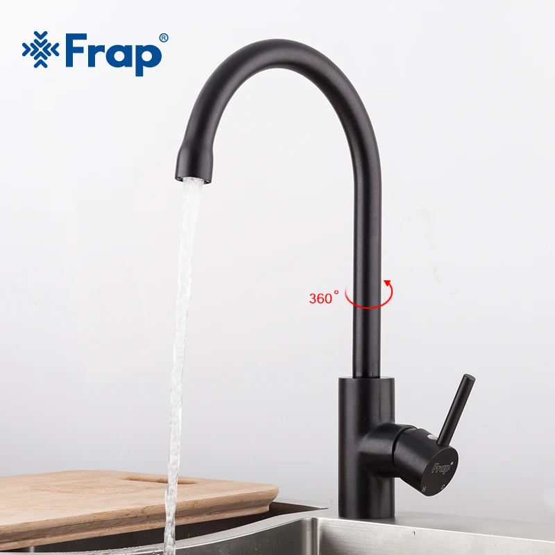 Comprar FRAP nueva llegada de agua fría y caliente fregadero de cocina grifo de aluminio mezclador de agua 360 grados de rotación YF40010