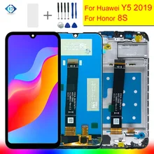 5,71 ''для huawei Y5 ЖК-дисплей+ рамка дигитайзер сенсорный экран для huawei Honor 8S Y5 AMN-LX1 ЖК-сборка запасные части