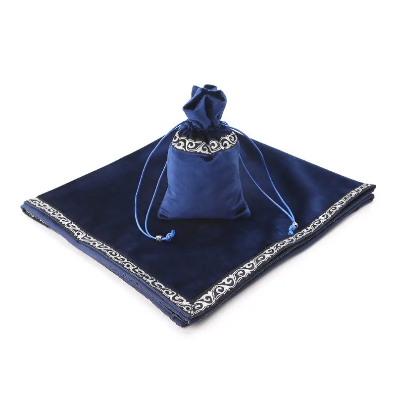 

Velvet Tarot Tablecloth Divination Altar Tarot Cards Bag Board Game Accessories