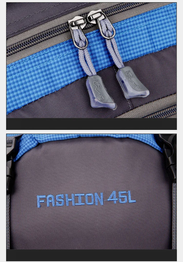 45L сумки для альпинизма спортивные походные лыжные рюкзаки Открытый водонепроницаемый нейлоновый походный рюкзак Вместительная дорожная сумка Горный рюкзак
