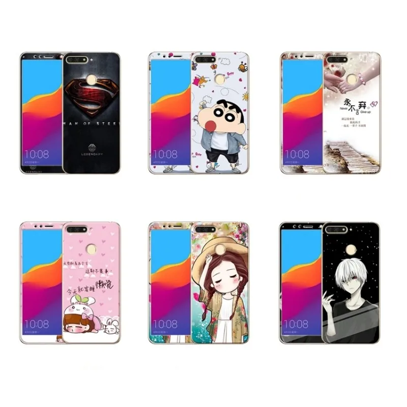 Huawei Y6 2018 honor 7A pro enjoy 8e case cover glass screen protector (32)